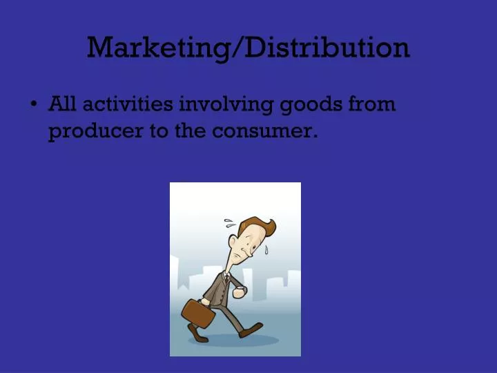 marketing distribution