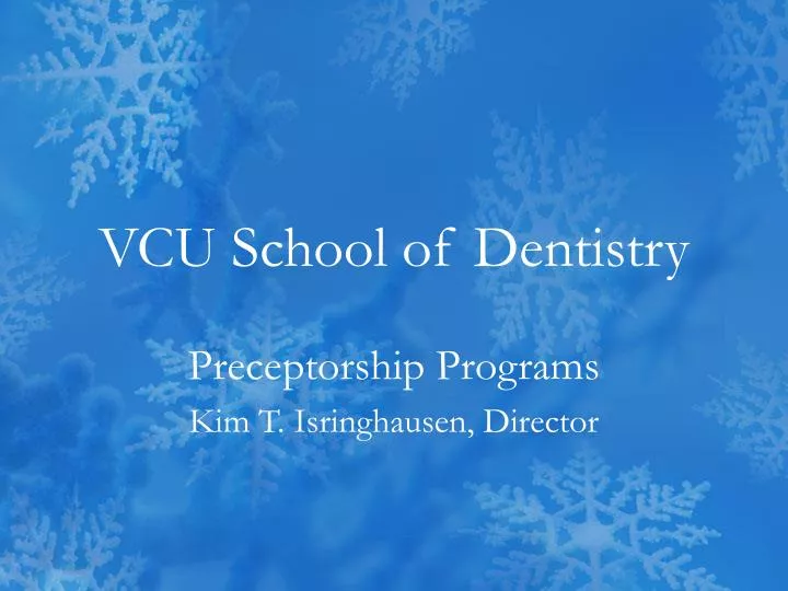 vcu school of dentistry
