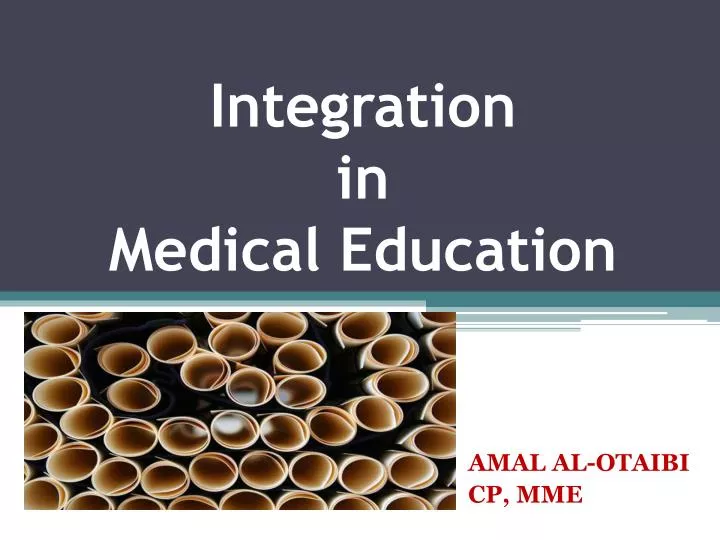 integration in medical education