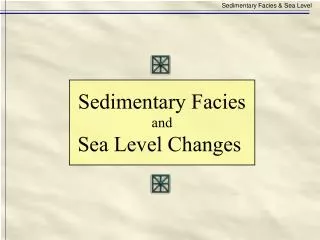 Sedimentary Facies &amp; Sea Level