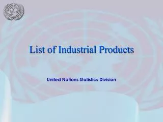 United Nations Statistics Division