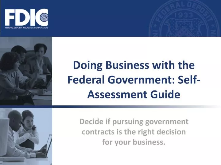 doing business with the federal government self assessment guide