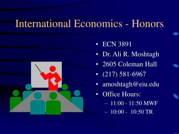 international economics honors