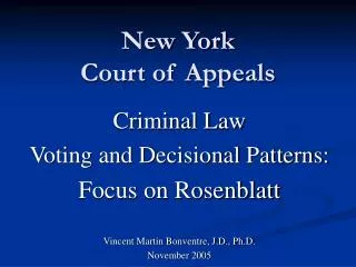 New York Court of Appeals