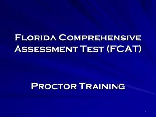 Florida Comprehensive Assessment Test (FCAT)