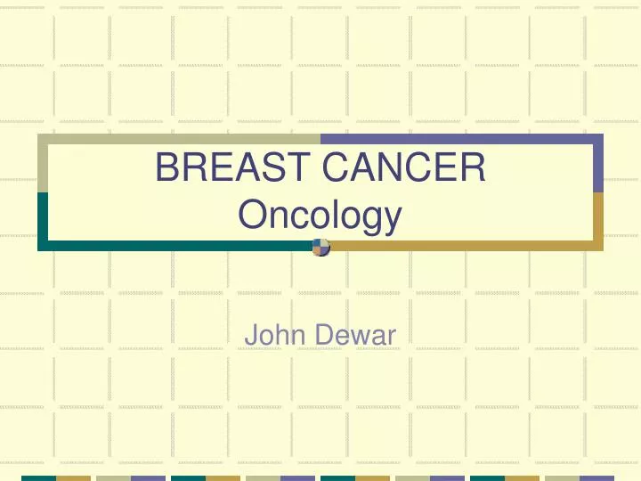 breast cancer oncology