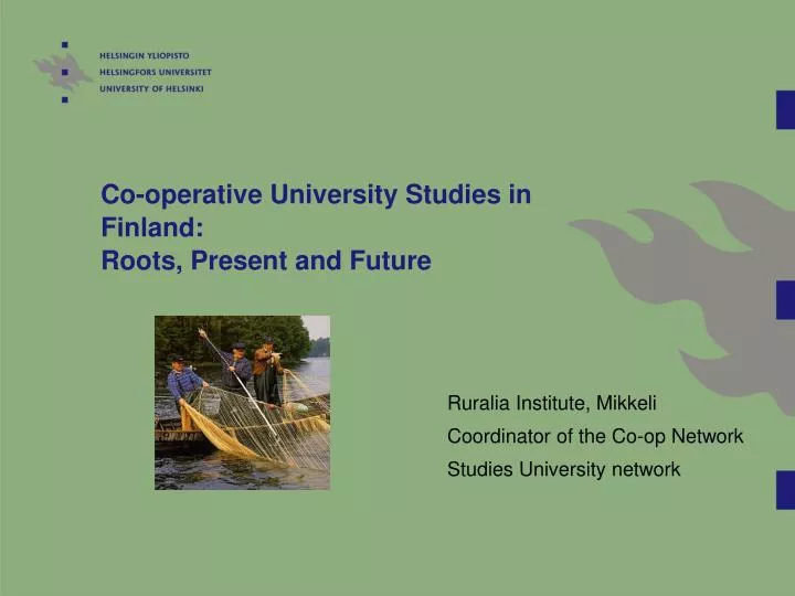 co operative university studies in finland roots present and future