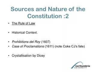 Sources and Nature of the Constitution :2