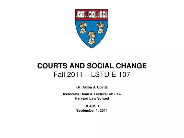 courts and social change fall 2011 lstu e 107