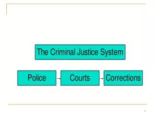 Components of Criminal Justice
