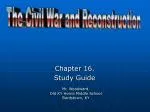 Understanding the Civil War and Reconstruction - slide 1