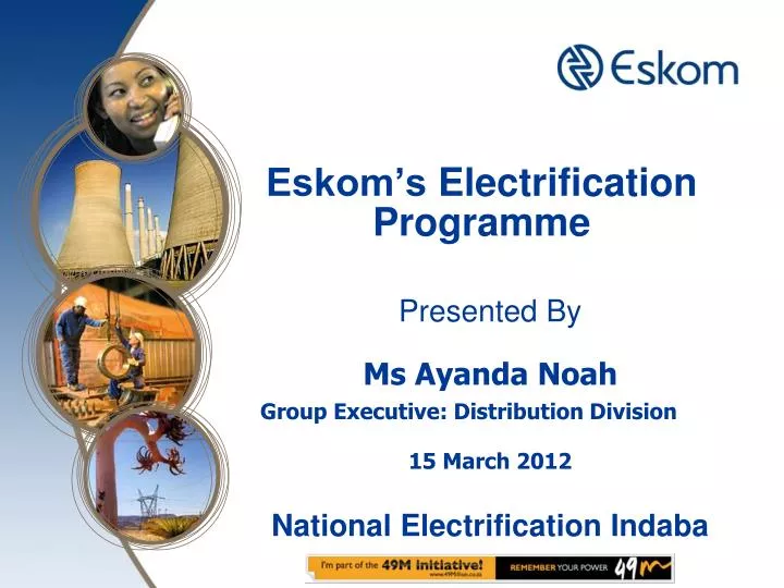 eskom s electrification programme