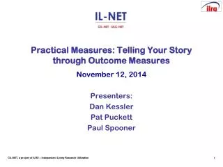 Practical Measures: Telling Your Story through Outcome Measures