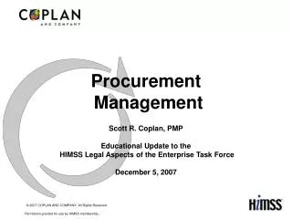 Procurement Management