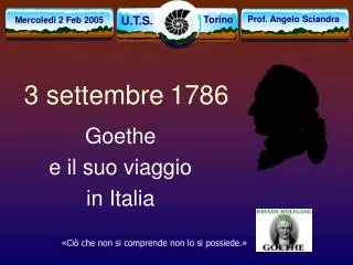 3 settembre 1786