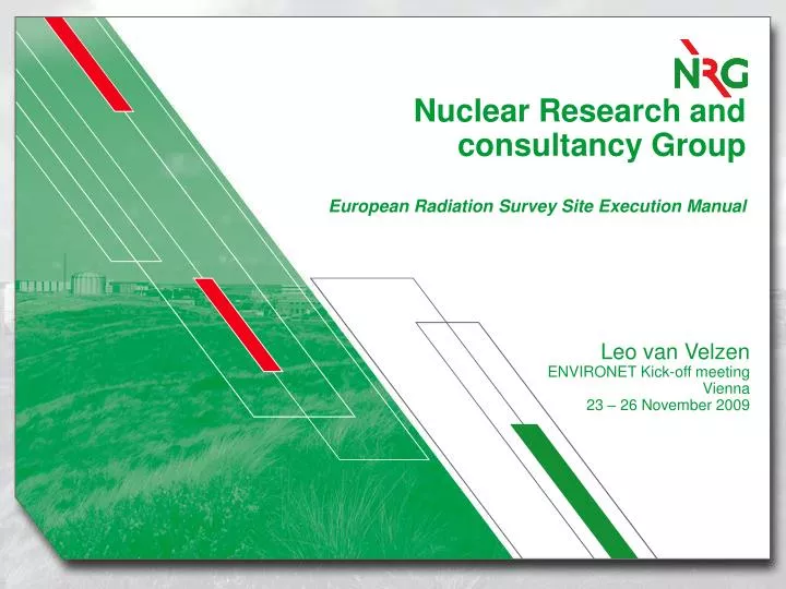 nuclear research and consultancy group european radiation survey site execution manual
