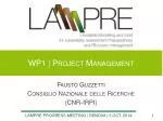 WP1 | Project Management - slide 1