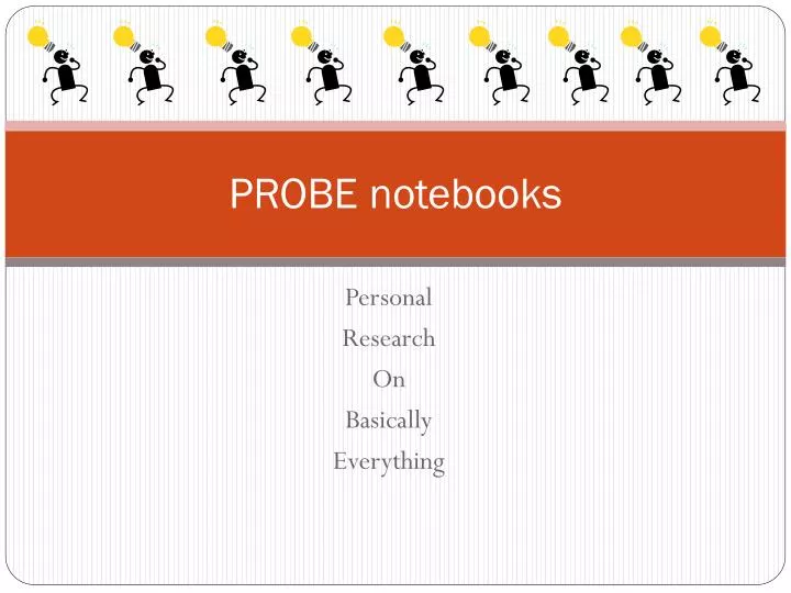 probe notebooks
