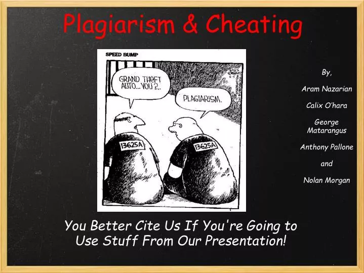 plagiarism cheating