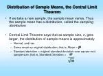 Distribution of Sample Means, the Central Limit Theorem - slide 1
