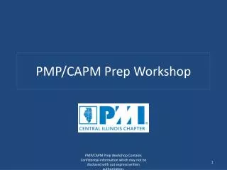 PMP/CAPM Prep Workshop