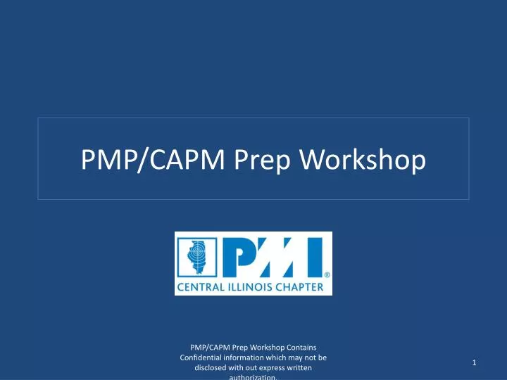 pmp capm prep workshop