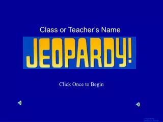 class or teacher s name
