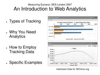 Measuring Success: SES London 2007 An Introduction to Web Analytics