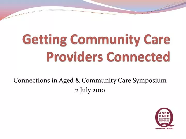 getting community care providers connected