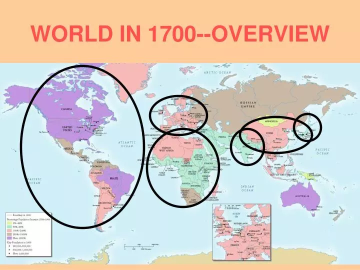world in 1700 overview