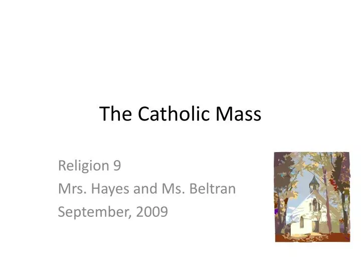 the catholic mass