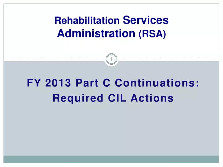 rehabilitation services administration rsa