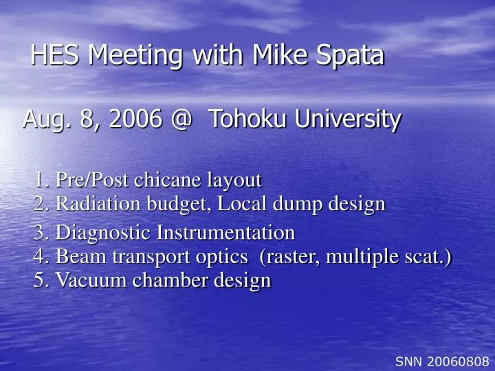 hes meeting with mike spata