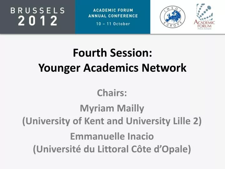 fourth session younger academics network