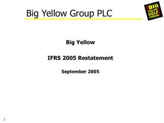 Big Yellow Group PLC