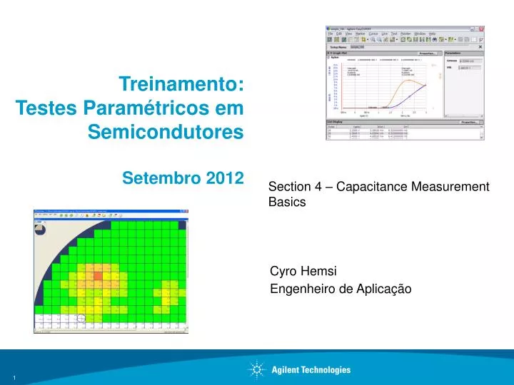 treinamento testes param tricos em semicondutores setembro 2012