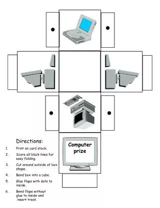 Directions: Print on card stock. Score all black lines for easy folding.