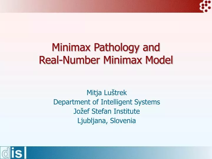 minimax pathology and real number minimax model