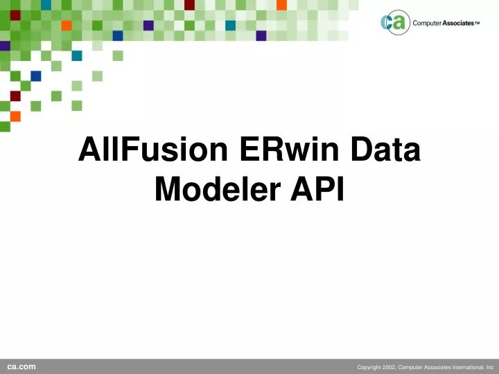 allfusion erwin data modeler api