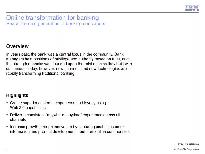 online transformation for banking reach the next generation of banking consumers