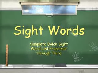 sight words