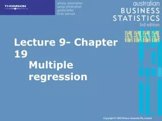Lecture 9- Chapter 19