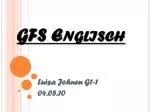 GFS Englisch - slide 1