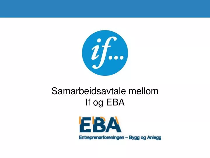 samarbeidsavtale mellom if og eba