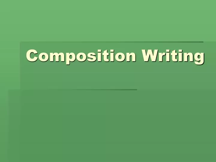 composition writing