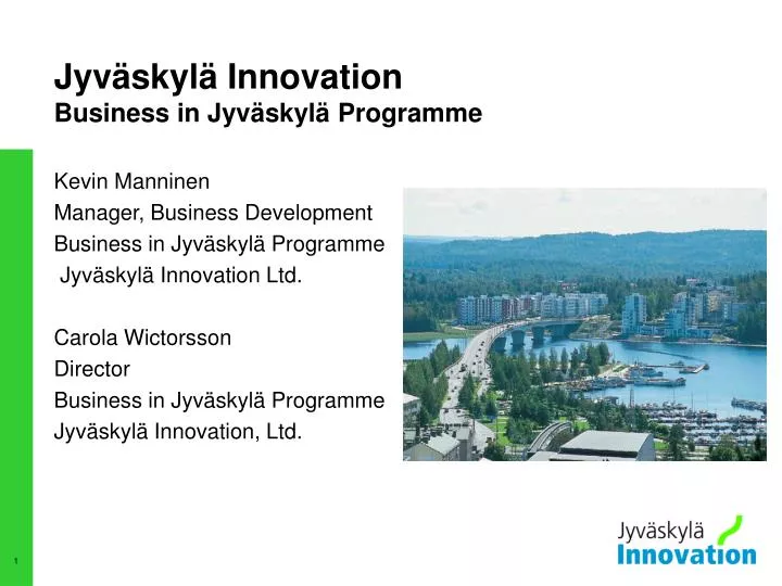 jyv skyl innovation business in jyv skyl programme