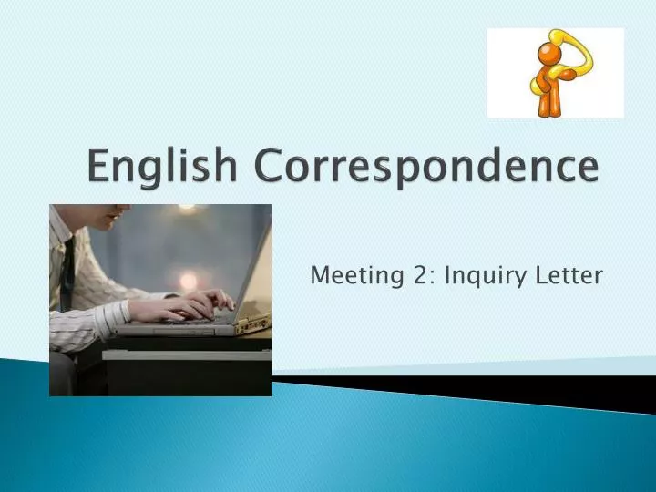 english correspondence