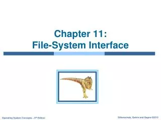 chapter 11 file system interface