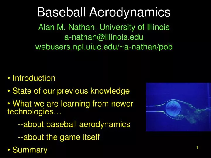 baseball aerodynamics