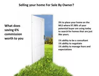 Selling your home For Sale By Owner?